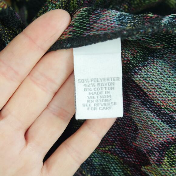 Vintage Small Tapestry Jacket 90s Y2K Whimsigoth Witchy Artsy Goth Quirky Zip Up - Picture 6 of 9